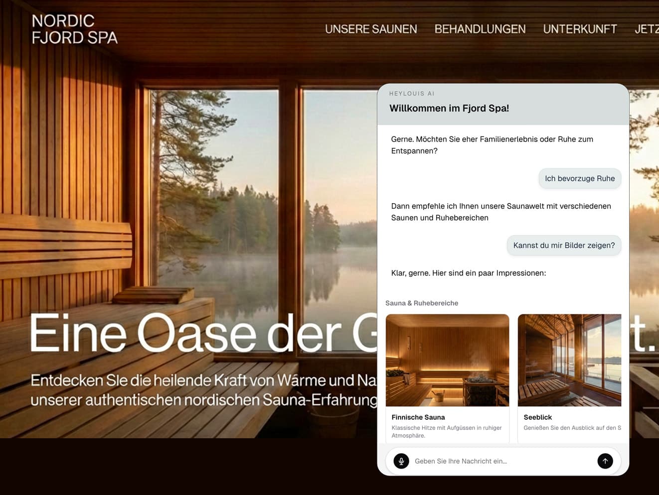 Ein ansprechender Gäste-Assistent für Ihre Webseite
